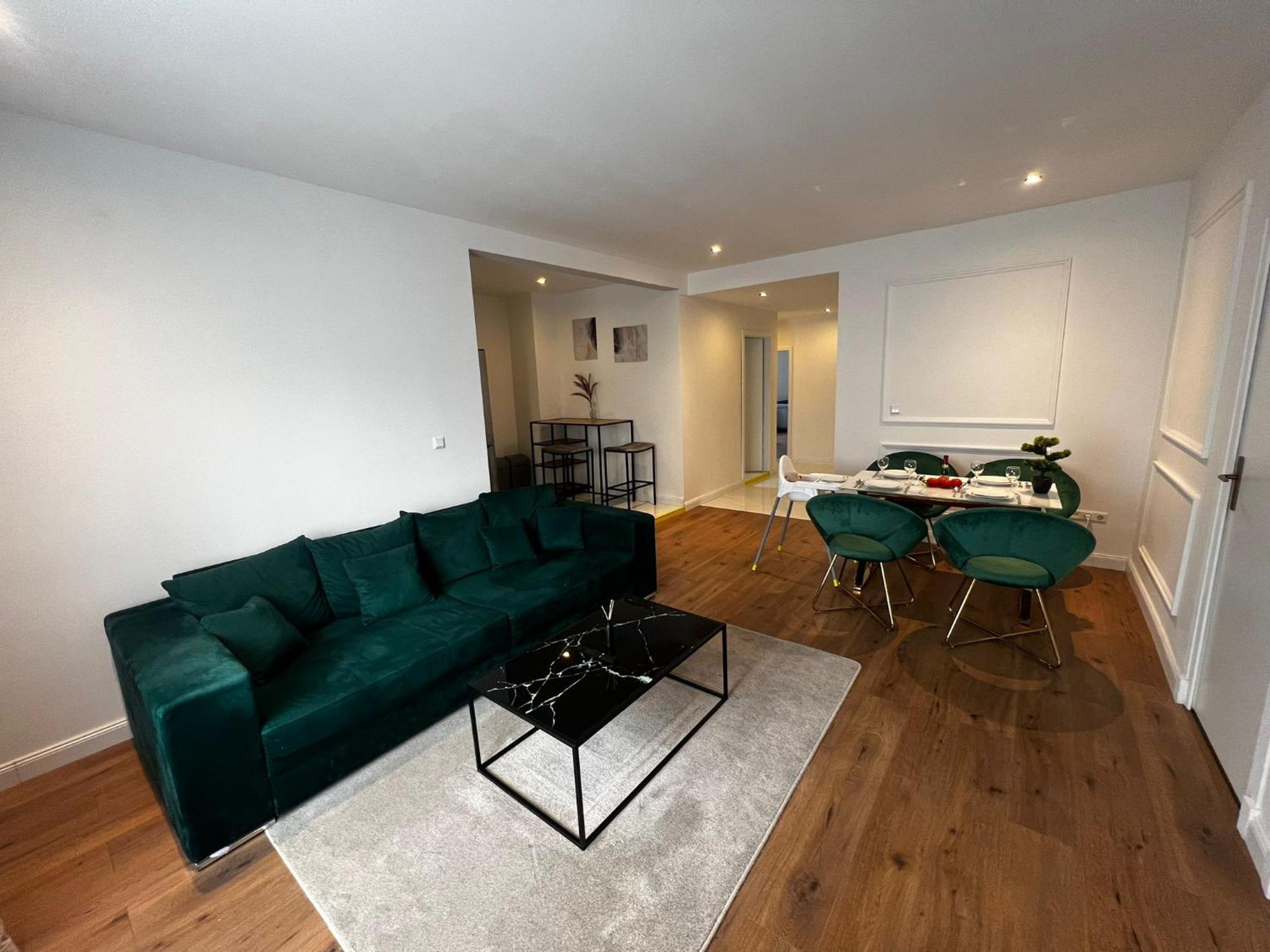 105 Quadratmeter Apartment, Parkplatz, Kinderfreundlich, 6 Personen, Wifi, Vollausgestattete Kueche, Криммичау Экстерьер фото